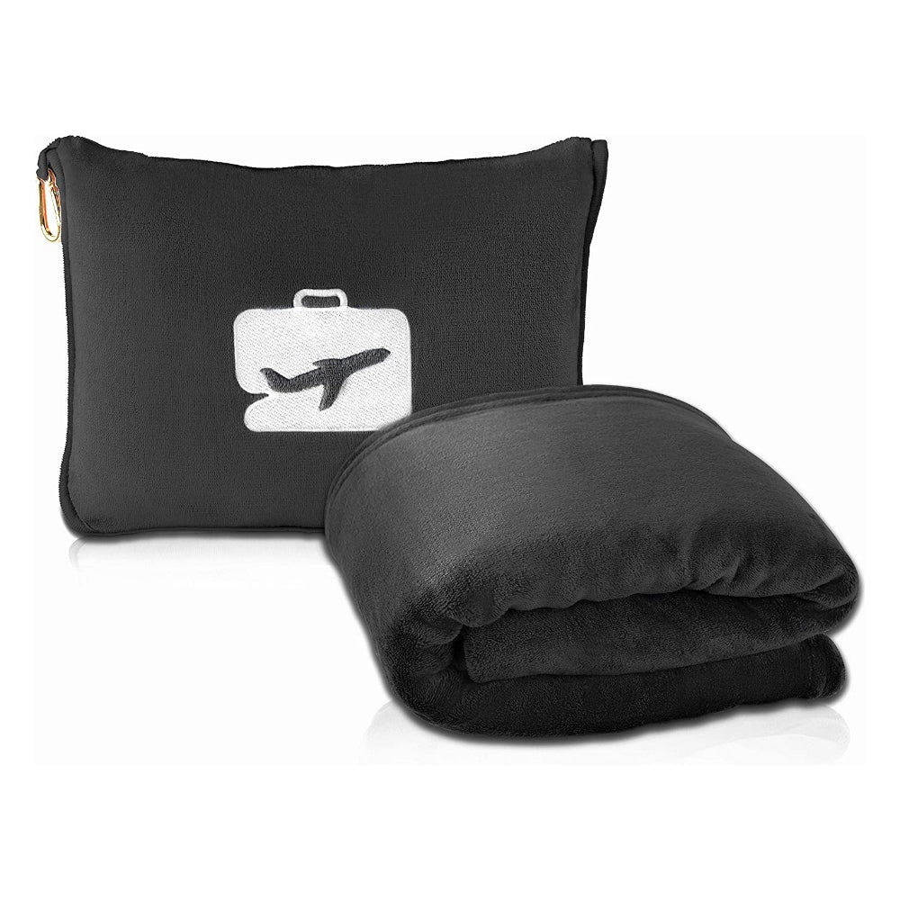 NapBuddy - Lazy 2 In 1 Cushion Travel Nap Pillow Quilt