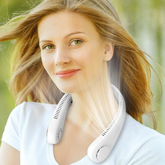 BreezeWear - The Wearable Portable Rechargeable Mini Neck Cooling Fan